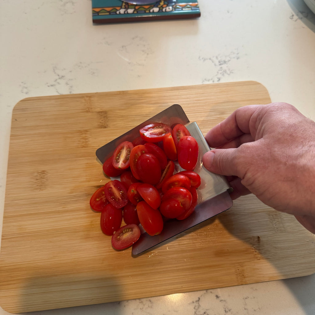 Modern Bench Scraper with Cutting Board