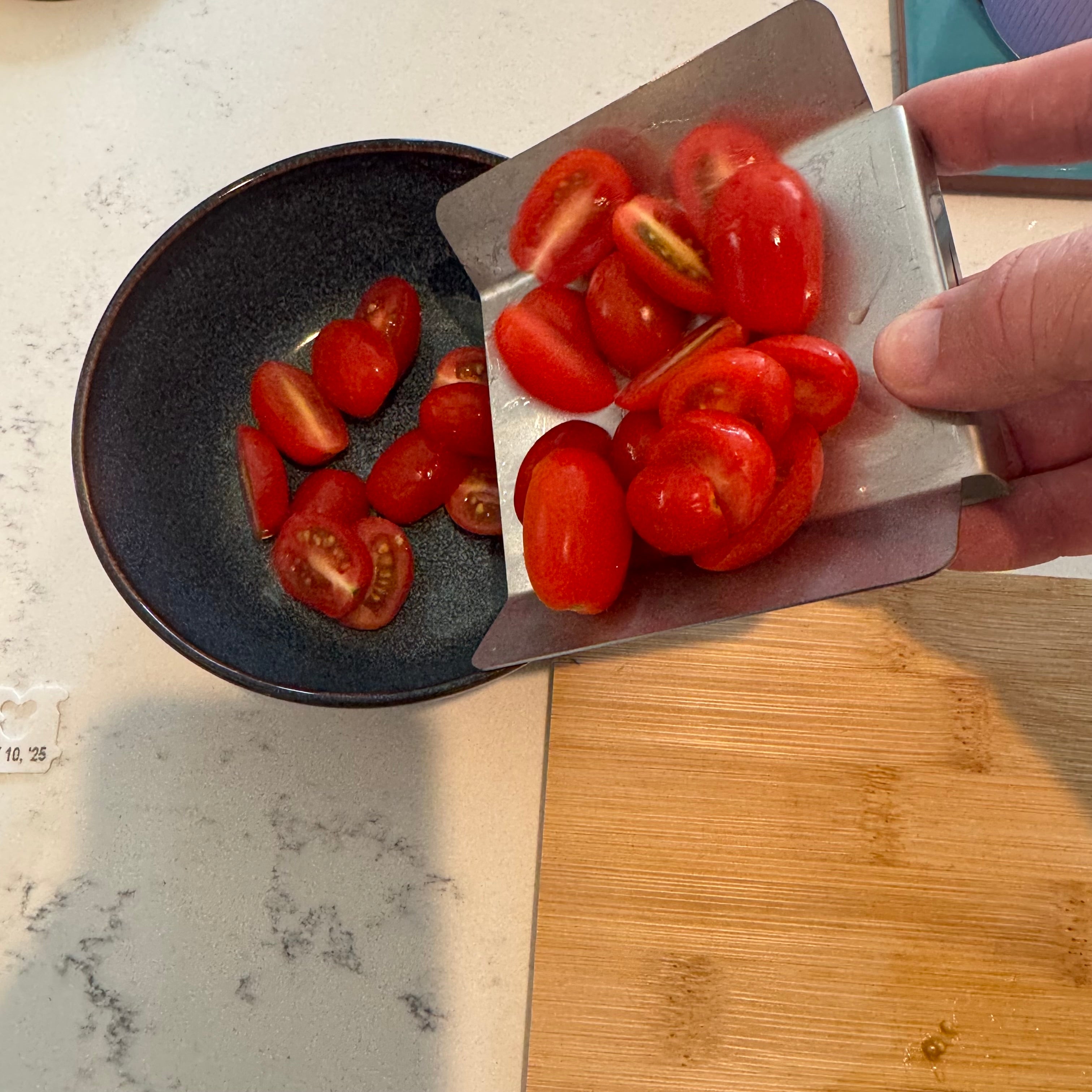 Modern Bench Scraper with Cutting Board